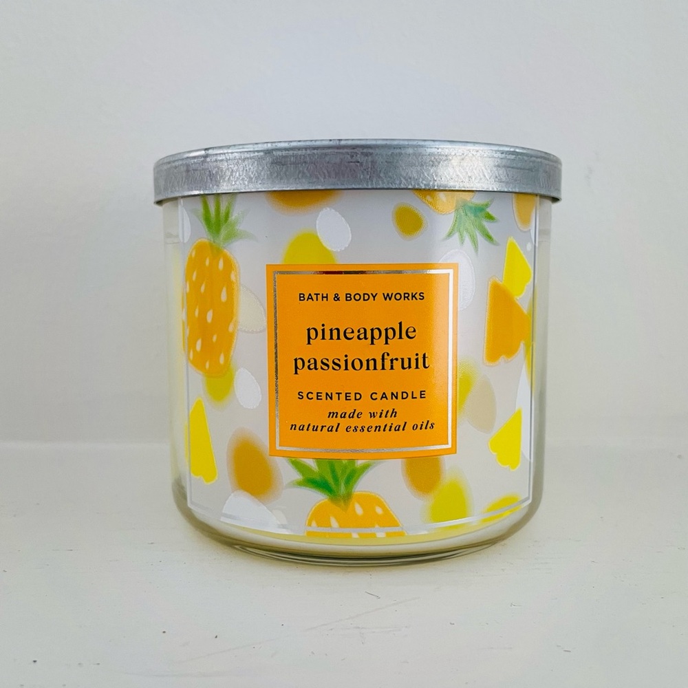 Bath and Body Works BBW Pineapple Passionfruit Candle
